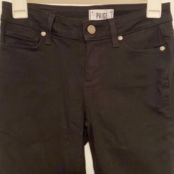 Paige Verdugo Ultra Skinny Black Overdye Size 26 - Picture 7 of 7